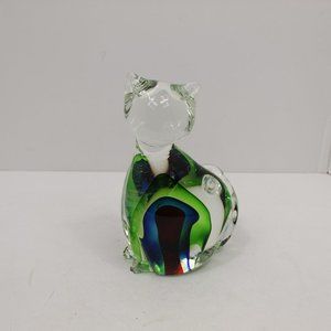 Murano Hand Blow Cat